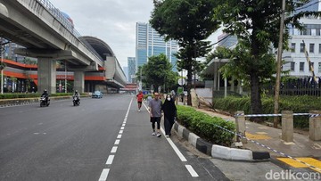 CFD Ditiadakan Imbas Jakarta Marathon, Warga Kecele Olahraga di Rasuna Said