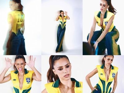 Dukung Neymar di Piala Dunia, Bruna Biancardi Sulap Jersey Brasil Jadi Seksi