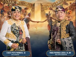 Galungan, Kuningan, dan HUT Amlapura, Bupati Karangasem Kobarkan Semangat