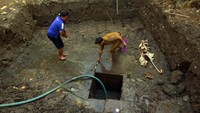 Struktur Bata Merah Kuno Ditemukan di Dasar Sungai