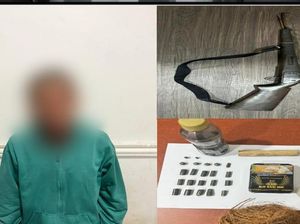 Petani di Muba Ditangkap, Simpan Senpira Laras Panjang di Dapur Rumah