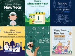 20 Link Poster Tahun Baru Islam 2026 Mudah Diedit, Lengkap dengan Ucapan
