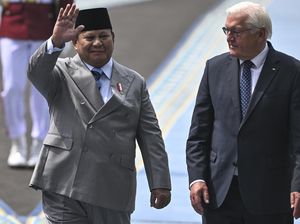 Prabowo Terima Kunjungan Presiden Jerman