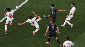 Sengit, Babak Pertama Iran Vs Selandia Baru 1-1