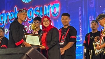 Debut di Piala Presiden, Reog Sekolah Rakyat Ponorogo Raih Penghargaan