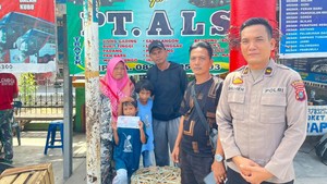 Polres Sergai Fasilitasi Pemulangan Pasutri dan 2 Anaknya ke Jakarta