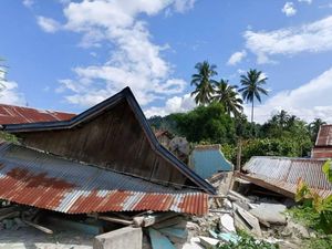 Gempa M 6,7 Palu Picu Longsor di Sigi dan Poso