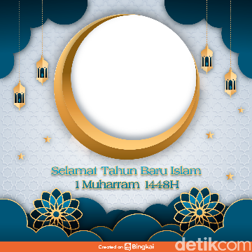 25+ Ucapan dan Twibbon Tahun Baru Islam 1 Muharam 1448 Hijriah