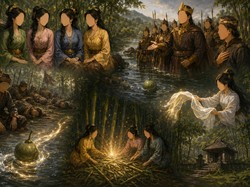 Asal-usul Marongge Sumedang, Cahaya Gaib di Balik Ranting Bambu