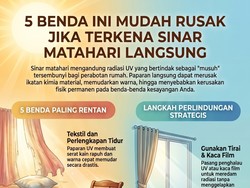 Infografis: Matahari Musuh 5 Perabotan Ini