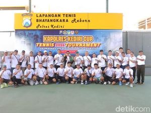 Kapolres Kediri Cup Digelar, 25 Tim Tenis Ramaikan Hari Bhayangkara ke-80
