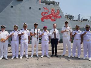 Video: HMS Tamar resmi berlabuh di Jakarta!