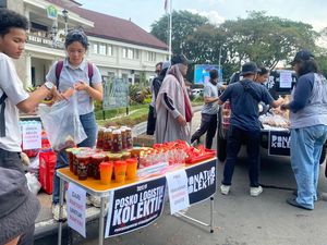Demo Mahasiswa di Malang Bikin Posko MBG Plesetkan Makan Beneran Gratis