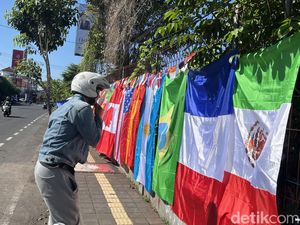 Euforia Piala Dunia 2026, Bendera Portugal dan Argentina Laris di Bali