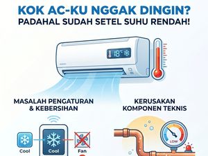 Infografis: 5 Penyebab AC Nggak Dingin Meski Sudah Setel Suhu Rendah