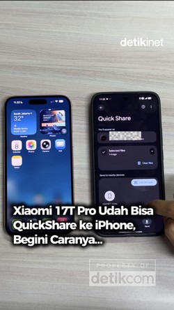 Video: Xiaomi 17T Pro Udah Bisa Quickshare ke iPhone Tanpa Aplikasi Tambahan
