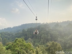 Merasakan Sensasi Naik Keranjang Sultan Langit di Sukabumi