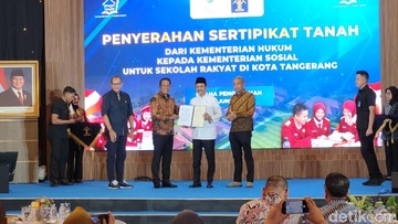 Kemenkum Serahkan 6,3 Hektare Lahan untuk Kemensos Bangun Sekolah Rakyat