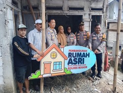 Sambut HUT Bhayangkara ke-80, Polres Bogor Bangun 8 Unit Rumah ASRI Tahap II