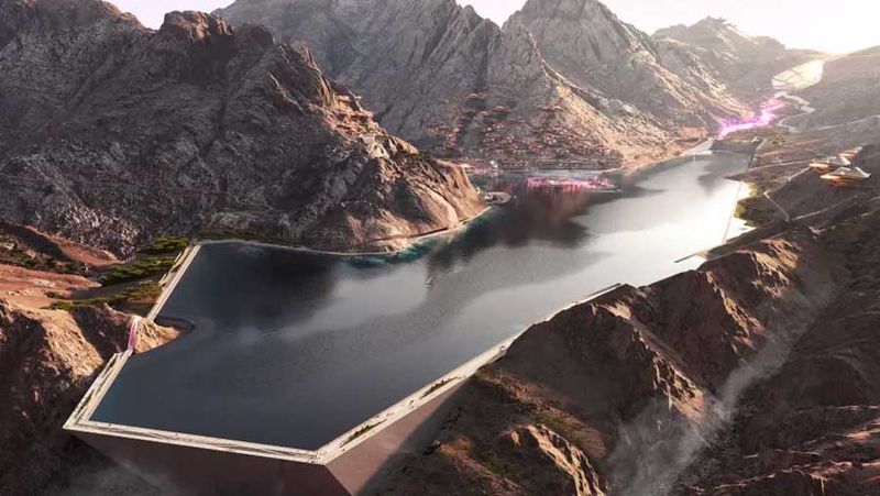 Danau raksasa di Arab Saudi Danau raksasa di Arab Saudi
