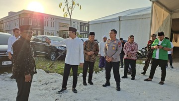 Gus Ipul Cek Lokasi Penutupan Konbes yang Akan Dihadiri Presiden