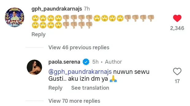 Sosok Pangeran Surakarta yang Tegur Paola Serena gegara Foto Pria Berkebaya