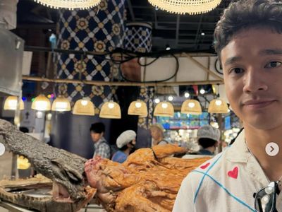 10 Momen Makan Fadly Faisal yang Curi Perhatian, Ada Buaya Panggang!