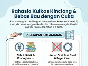 Infografis: Cara Membersihkan Kulkas Pakai Cuka