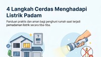 Infografis: 4 Hal yang Harus Dilakukan Saat Listrik Rumah Padam