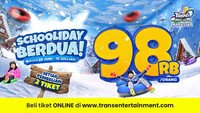 Rapor Anak Sudah Dibagi, Saatnya Main Salju di Trans Snow World Makassar