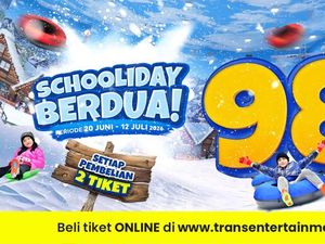 Rapor Anak Sudah Dibagi, Saatnya Main Salju di Trans Snow World Makassar