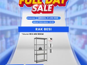 Transmart Full Day Sale, Rak Besi Banting Harga di Bawah Rp 1 Juta