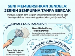 3 Tips Simpel Bersihkan Jendela Rumah Tanpa Tinggalkan Bercak Garis