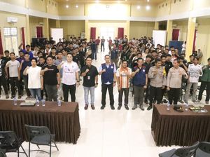 Ratusan Gamers Banyuasin Ikut Turnamen E-Sport Perebutkan Tiket Kapolri Cup