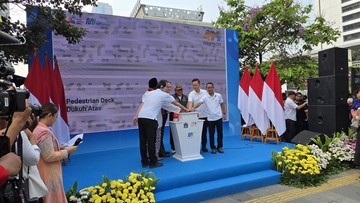 Pramono Resmi Canangkan Jembatan 'Donat' Dukuh Atas, Bakal Rampung 2028