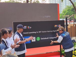 Pramono Resmikan Halte TJ Setiabudi Integritas di Depan Gedung KPK