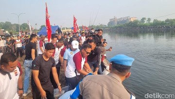 Peringati HUT Bhayangkara, Ribuan Orang Ikut Lomba Mancing Mania di Serang
