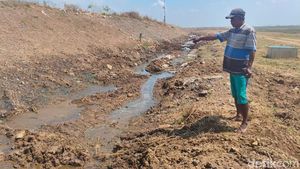 Potret Rembesan Air di Tanggul Lumpur Lapindo yang Bikin Warga Cemas