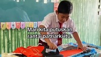Viral Guru Latih Siswa Laki-Laki Menyetrika Pakaian, Putus Rantai Patriarki