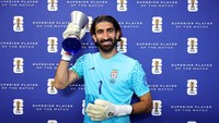 Beiranvand Disanjung, Jadi Tembok Iran Gagalkan 7 Peluang Emas Belgia
