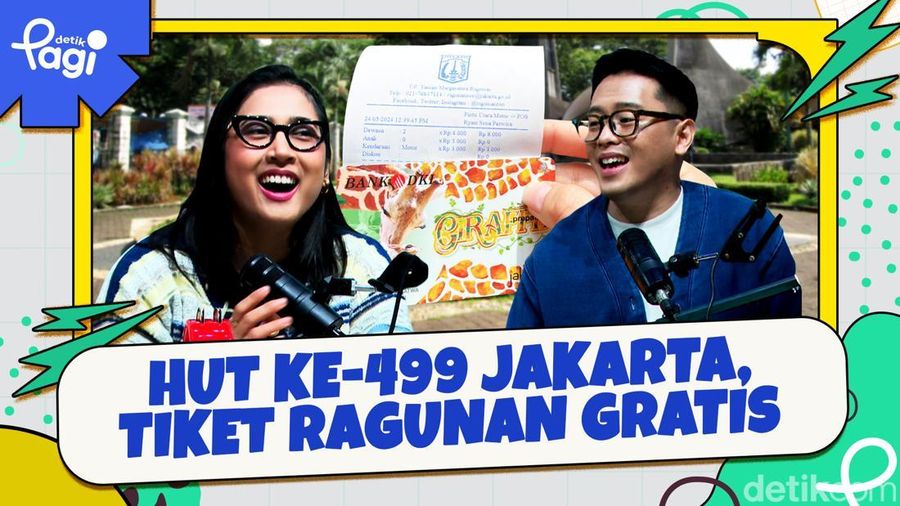 Video: HUT ke-499 Jakarta, Tiket Ragunan Gratis