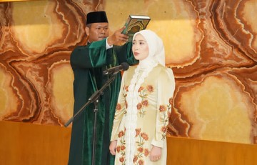 Dilantik Muzani Jadi Anggota PAW MPR RI, Adela Kanasya Siap Emban Amanah