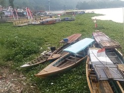 Eceng Gondok Penuhi Waduk Jangari, Wisata-Budidaya Ikan Terancam