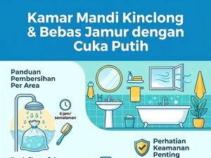 Cukup Pakai Cuka, Kerak dan Jamur di Kamar Mandi Bisa Hilang