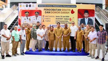 Wamendagri Apresiasi Pemprov Papua Gelar Pengobatan Gratis dan Donor Darah