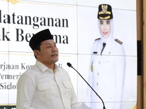 Bupati Subandi Tak Ingin Lagi Ada Proyek Molor di Sidoarjo