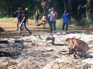 Cekcok dengan Istri, Suami di Luwu Timur Bakar Rumah Pemberian Mertua