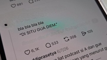Paksa AI Jawab Kenapa Suka Nulis 'Di Situ Gue Diem', Ini Klarifikasinya