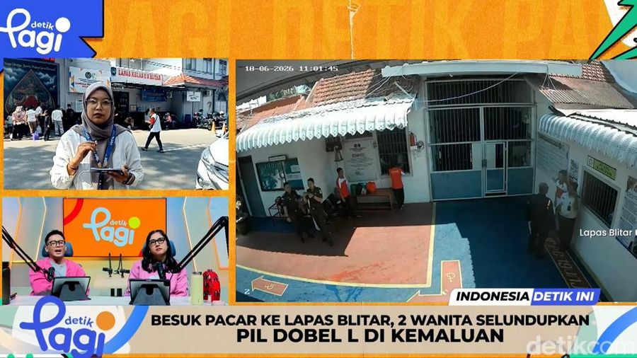 Video: Besuk Pacar ke Lapas Blitar, 2 Wanita Selundupkan Pil Dobel L di Kemaluan 