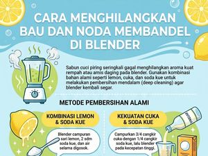 Infografis: Cara Sat Set Hilangkan Bau dan Noda Membandel di Blender
